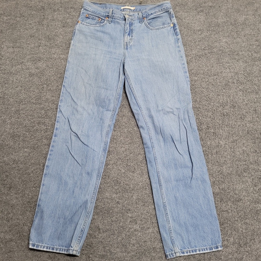 Levi's Jeans Womens Size 28 Light Wash Low Pro Straight Leg Denim Classic Casual